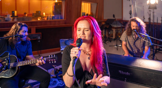 Singer Songwriter Leah Martin-Brown Ignites the Stage and Illuminates the Studio with AUDIX Mics