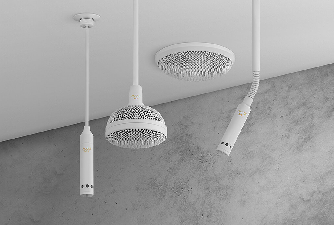 audix ceiling microphones